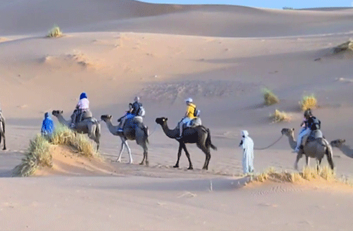 صحراء مرزوكة وحماماتها الإستشفائية تجذب السياح